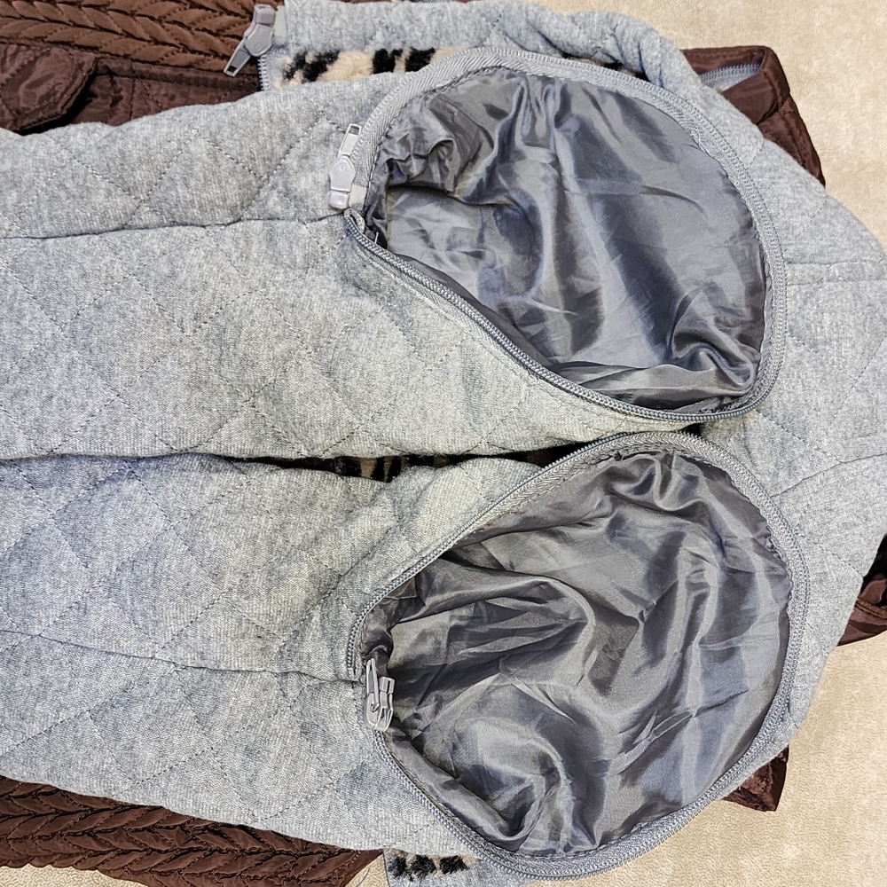 Outer Edge Size Small Quilted Jacket Removable Ho… - image 8